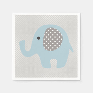 Beautiful Baby Blue Elephant Napkin