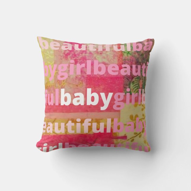 Beautiful Baby Girl Collection Cushion (Front)