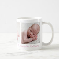Beautiful Baby Girl Photo Pretty Pink Script Name