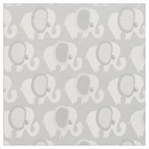 Beautiful Baby Grey Elephants Fabric