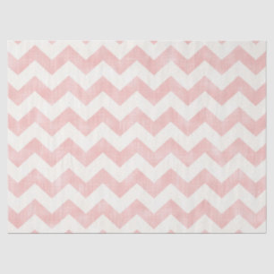 Beautiful Baby Light Pink Chevron Zig Zag Pattern Tissue Paper