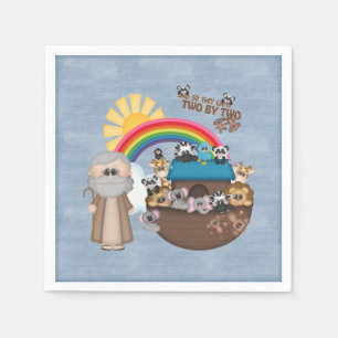Beautiful Baby Noah’s Ark Napkin