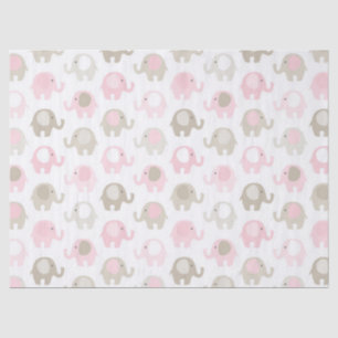 Beautiful Baby Pink Elephant Tissue Paper