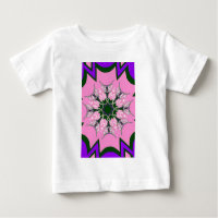 Beautiful baby pink purple shade motif monogram de