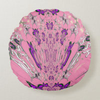 Beautiful baby pink  purple shade motif monogram