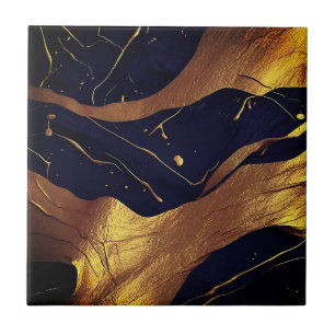 Beautiful back gold home tiles