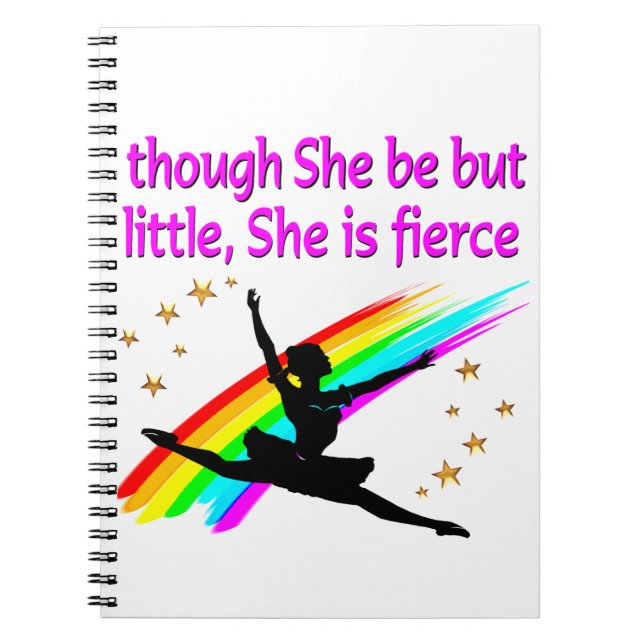 BEAUTIFUL BALLERINA DANCER DESIGN NOTEBOOK (Front)