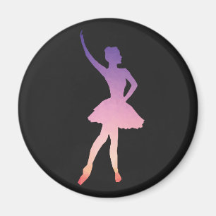 Beautiful ballerina gift for ballet girl  magnet