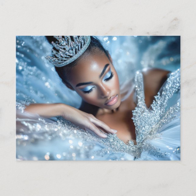 Beautiful Ballerina in Tutu Postcard (Front)