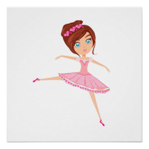 Beautiful ballerina  Poster Paper (Semi-Gloss)