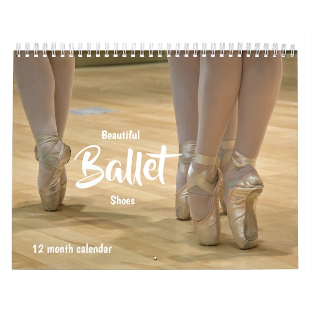 Beautiful Ballet Shoes 2026 Calendar (Cover)