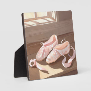 Beautiful Ballet Slippers   Pretty Pink Plaque