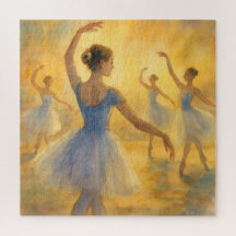 Beautiful Ballet Stage Watercolor Scene