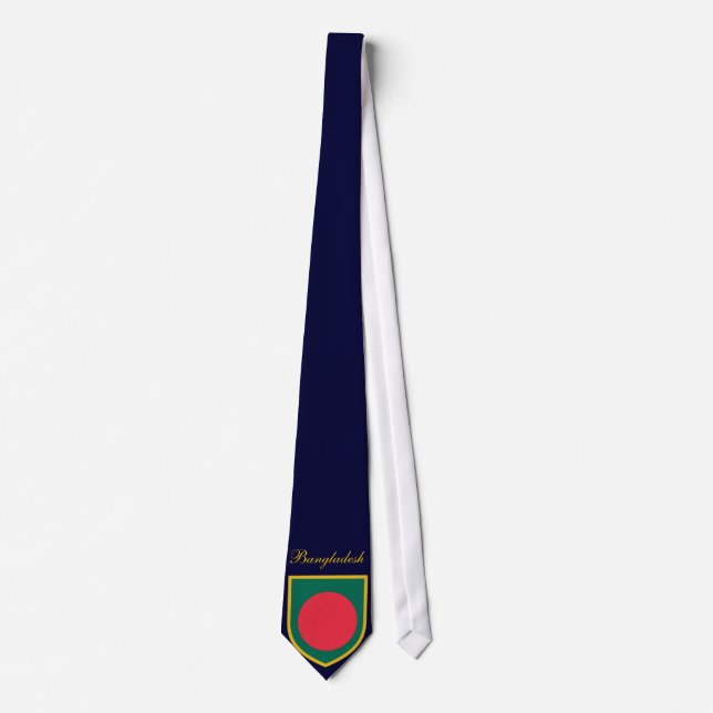 Beautiful Bangladesh Flag Tie (Front)