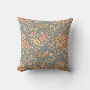 Beautiful Baroque Ornament style border design han Cushion