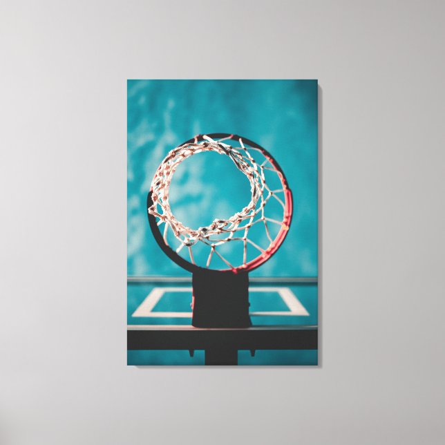Beautiful Basketball Artwork Canvas Print (Front)