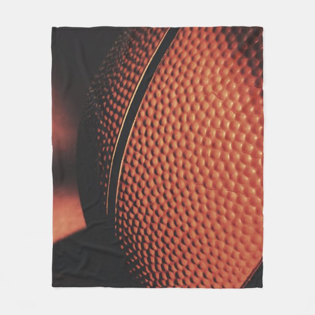 Beautiful Basketball Fleece Blanket (Front)