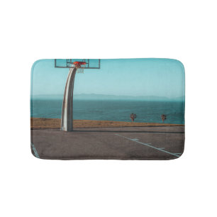 Beautiful Basketball Hoop Bath Mat