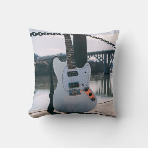 Beautiful Bass Guitar Cushion