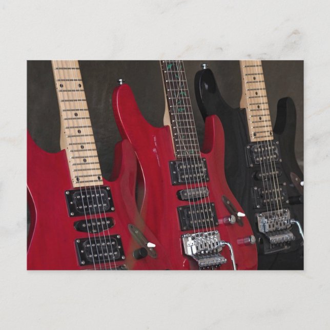 Beautiful Bass Guitar Postcard (Front)