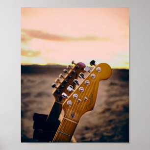 Beautiful Bass Guitar Poster