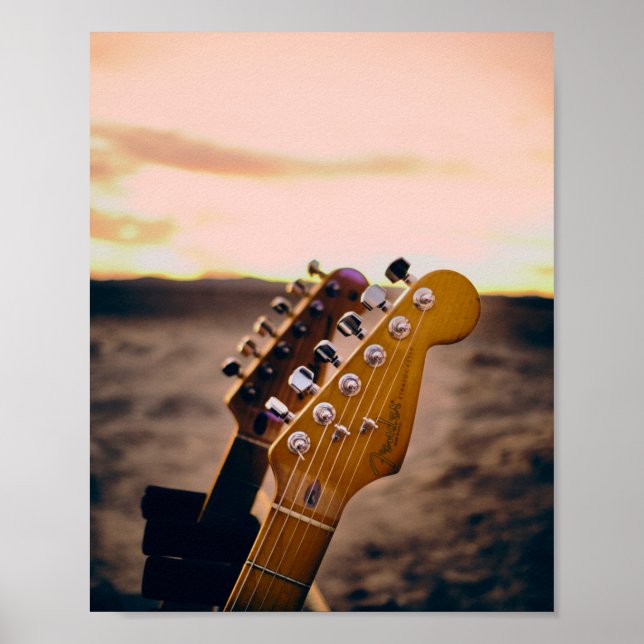 Beautiful Bass Guitar Poster (Front)
