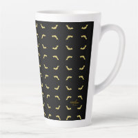 Beautiful Bat Latte Mug by Poet Adiela Akoo