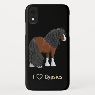 Beautiful Bay Gypsy Vanner Draught Horse Case-Mate iPhone Case