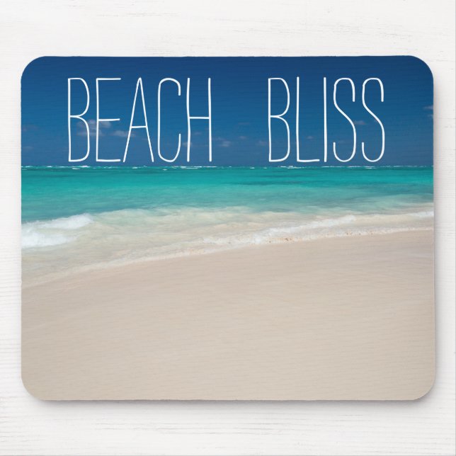 Beautiful Beach Bliss Mouse Pad (Front)