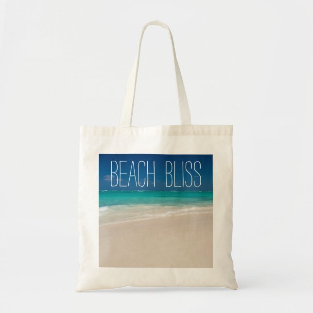 Beautiful Beach Bliss Tote Bag (Front)