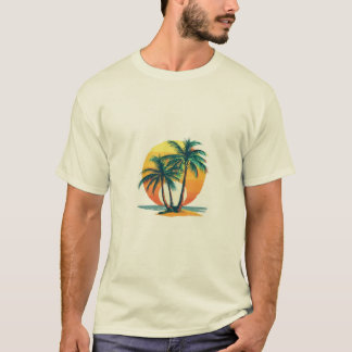beautiful beach by it now T-Shirt