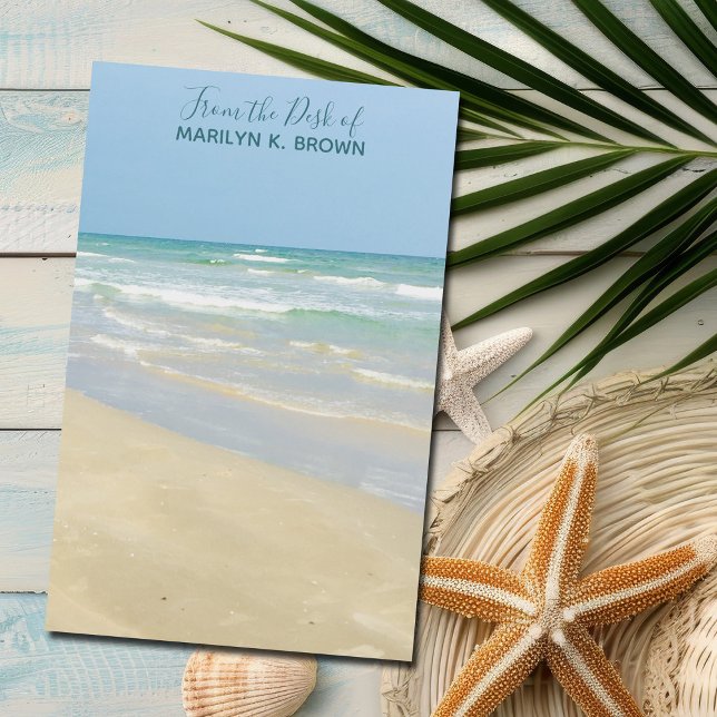 Beautiful Beach Custom Seashore Stationery (Creator Uploaded)