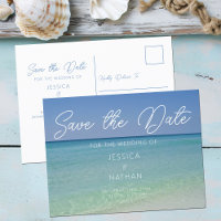 Beautiful Beach Horizon Photography Save the Date