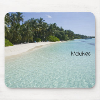 Beautiful beach in maldives mouse pad
