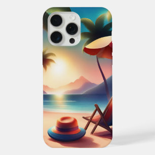beautiful beach iPhone 15 pro max case