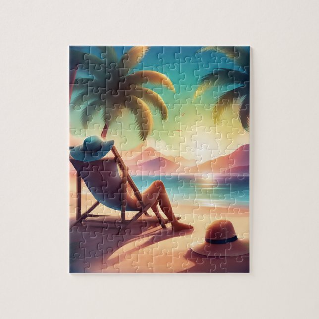 beautiful beach jigsaw puzzle (Vertical)