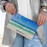 Beautiful Beach Photography Personalised Vacation Accessory Pouch<br><div class="desc">This cool beach vacation cosmetic bag is perfect for a seaside souvenir from your coastal vacation. A beautiful ocean photograph taken in the ideal vacation destination of Destin, Florida. The gorgeous green waters of Sandestin wash up to the sandy seashore underneath serene blue skies to make the perfect trip accessory...</div>