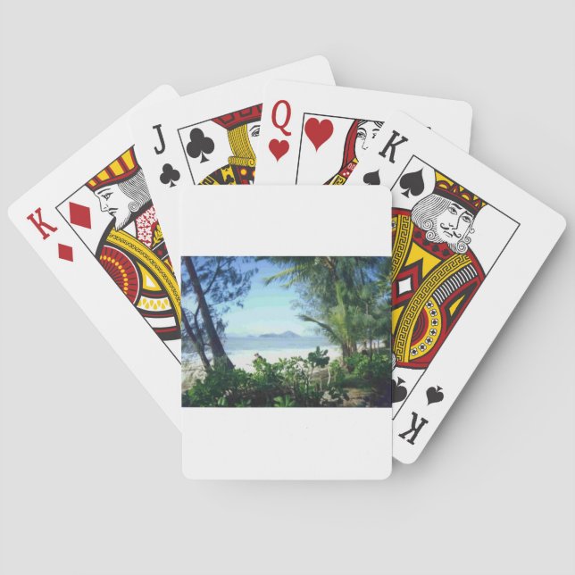 BEAUTIFUL BEACH PLAYING CARDS (Back)