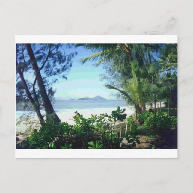 BEAUTIFUL BEACH POSTCARD (Front)
