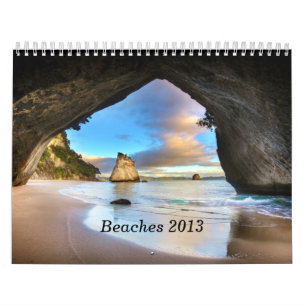 Beautiful Beach Scene Photographs 2013 Calendar