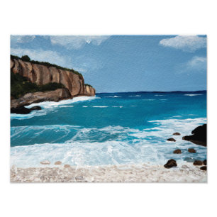 Beautiful Beach   Sea, beach, ocean   Italy Photo Print