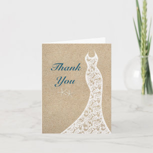 Beautiful Beach Thank You Card