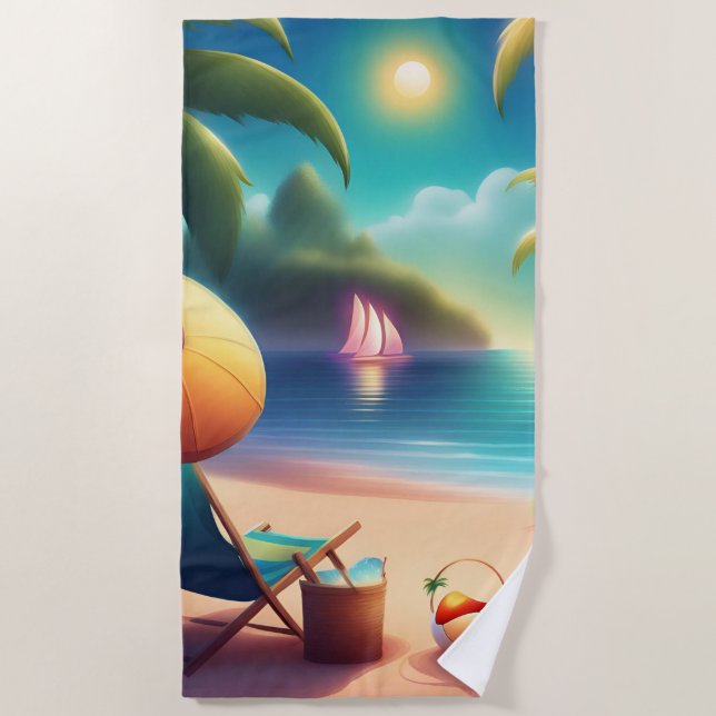 beautiful beach towel (Front)