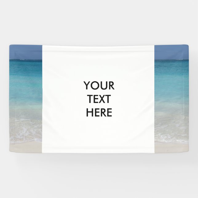 Beautiful Beach | Turks and Caicos Photo Banner (Horizontal)