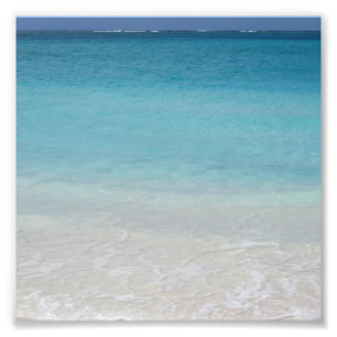 Beautiful Beach   Turks and Caicos Photo Print