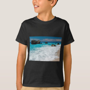 Beautiful Beach Water Surf Aloha Hawaiian Wedding T-Shirt