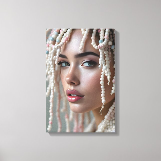 Beautiful Beads  Canvas Print (Front)