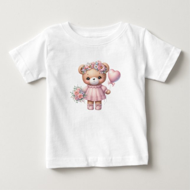 Beautiful Bear Baby T-Shirt (Front)