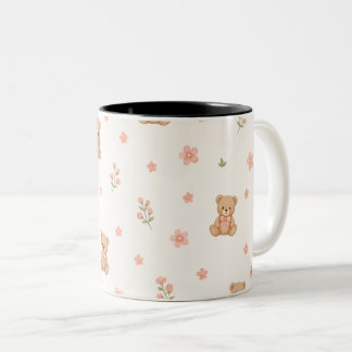 Beautiful Bear Pattern Mug Design