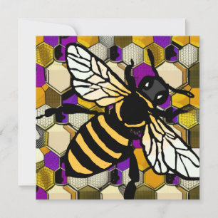 Beautiful Bee Holiday Card